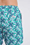 Deniz Flowers Swim Shorts Green - 4