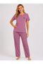 Women's Middle-Aged and Above Short Sleeve Mom Pajamas Set 5540 - 2