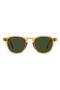 Unisex Brown-Green Organic (Uv) Glass Cellulose Acetate (Cellophane) Closed Frame Oval - Round g - 2