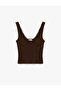 Cotton Lace Detailed V-Neck Sleeveless Blouse - 4