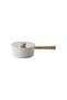 Fika Beige Pot and Pan Set 7 Pieces 18x22x26 Pot 24 Pans - 6