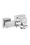 Tiera Bathroom Faucet 469+Tiera Column Mounted Overhead Shower Set 012 Set of 2 - 2