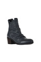 Gray Leather Women's Heeled Boots 01Wm0900 - 3