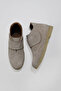 Beige Suede Women's Flat Boots 01Wt3312