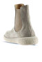 Beige Suede Women's Flat Boots 01Wu8905 - 4