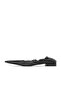 Black Leather Women's Flat Ballerinas 30Wa24257 - 3