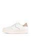 Beige Suede-Leather Women's Sneakers 16Wa8157 - 3