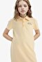 Polo Collar Printed Short Sleeve Summer Dress Girls E2646A825Sm - 4