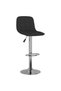 Scaune de bar, 2 buc., negru, material textil - 3