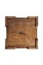Flat-Legged Wooden Chess Board Small Walnut 35X35Cm - 8