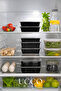 650 ml Freezer Microwave Storage Container with Lid - 10 Pieces - Meat, Minced Meat, Vegetables, Fruits Freezer Refrigerator Organizer - 6