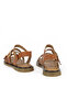 , Women's Genuine Leather Sandals 1611047Z26625 Tan - 5