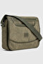 Gk76 Unisex Nubuck Leather Messenger Bag Crossbody Bag Shoulder Bag Khaki - 4