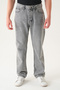 Men's Gray Baggy Comfortable Denim Cut Trousers