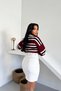 Women's White Regular Fit High Waist Mid-Length Lycra Denim Jeans Skirt Ali̇ce-4001 - 6