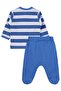 Superman Printed 1-9 Month Pajama Set - Blue - 3