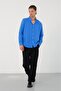 Men's Breathable Muslin Fabric 100% Cotton Washable Pocketless Shirt - 6