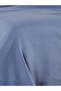 Double Indigo Blue Knitted Pattern Bedspread & Pique Set 220X240 cm – 2 Pillowcases, Modern Stylish Design - 3