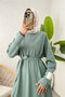 Two-Strap Dress 0007 - Mint Green - 3
