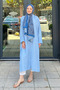 Long Tencel Shirt - Light Blue - 4