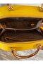 Women's Yellow Bag and Portfolio Set - 3