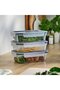 365+ Food container with lid, rectangular/glass, 1.0 l - 2