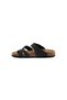 Women's Black Flip Flops Anatomical/Orthopedic Daily Slippers 7002 - 3