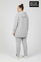 Women's Plus Size 2-Piece Set Hooded Tunic Slim Sweatshirt Spr26Btk991+2 - 2