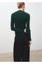 High collar rib sweater - 4