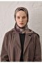 Dark Flower Pattern Shawl Plum - 7