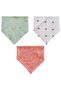 Baby Girl Triangle Scarf Cotton Jersey for Drooling and Feeding (10 Pieces) - 5