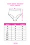 Women's High Waist Slip Panties Colorful 6 Pack Cotton Lycra Flexible Comfortable Underwear - 5