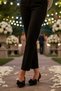 Pointed Toe Bow Heeled Shoes