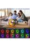 Wireless Charger Atmosphere Lamp, 15W Fast Charging with Bluetooth Speaker & Alarm Clock - 4
