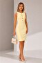 Women's Stylish Buttoned Dress - 2