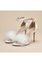 Diva Tüylü Stiletto Beyaz - 6