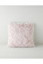 Soft Touch Rabbit Plush Cushion Cover 45X45 cm Powder