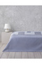 غطاء مزدوج متعدد الأغراض مرقع حضري مقاس 200 × 220 سم أزرق داكن - 2