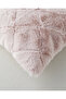 Soft Touch Rabbit Plush Cushion Cover 45X45 cm Powder - 3