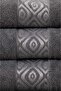 Eye 2-Piece Bath Towel Set - Hand and Face Towels - Dowry - Gift 100% Cotton - 2