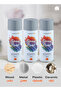 Spray Paint Set 3pcs 304 Dark Grey - 400ml Quick Dry Multi Surface - 4