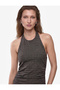 Bürümcük Fabric Textured Slim Fit Halter Neck Midi Dress with Back Detail - 2