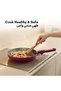 3-Piece Ceramic Frying Pan Set, PFAS-Free Healthy Cooking Skillet Set - Purple - 7