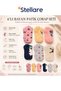 Women's Colorful Teddy Bear Print Ankle Socks, Pack of 6