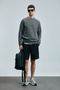 Moon Men's Shorts Tracksuit Black