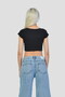 Lycra Camisole Round Neck Women's Crop Top - Black - 5