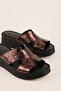 Genuine Leather Comfort Sole Comfortable Daily Slipper Irm.130 Copper - 3