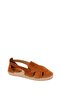 Women's Tan Suede Leather Espadrille Sandals 26Sfd205410 - 7