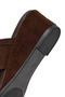 Women's Brown Wedge Heeled Suede Leather Slippers 26Sfd203410 - 8