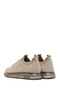 Men's Beige Lace-Up Thick Sole Sports Shoes, Suede Leather Sneaker 26Sfd630510 - 6